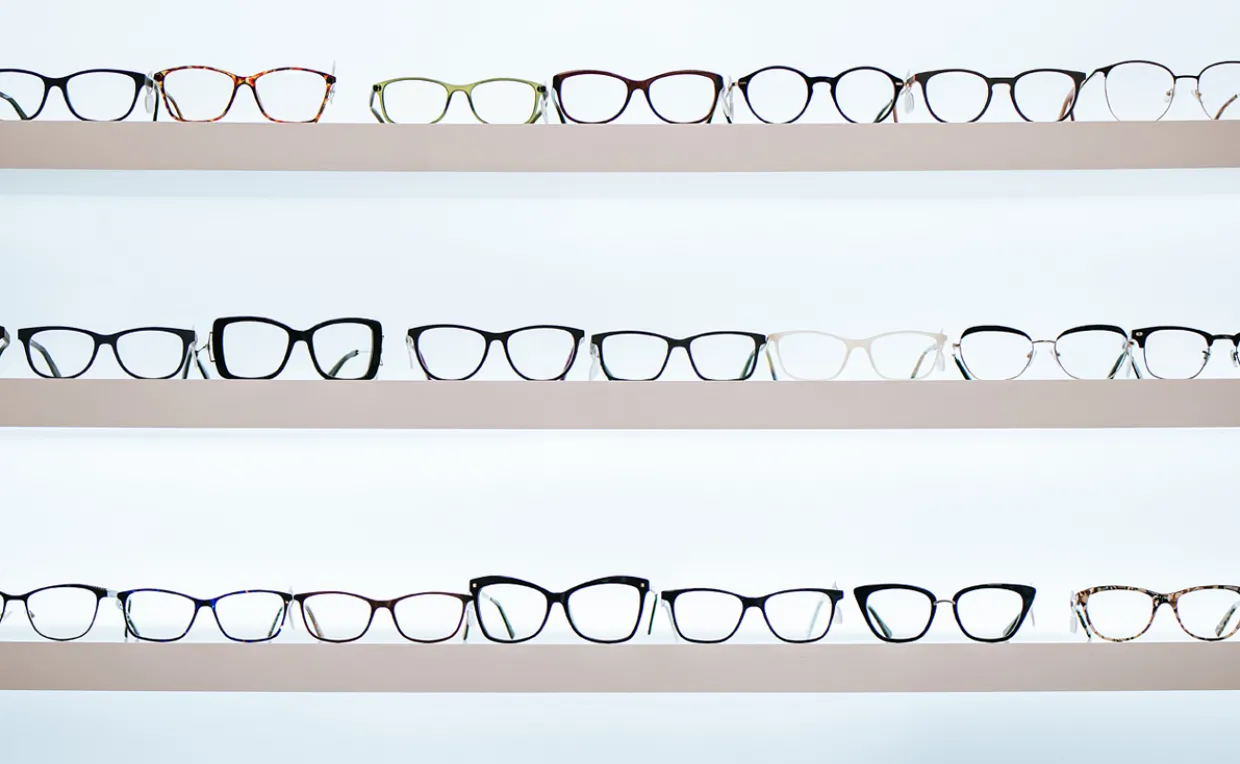 Glasses Wall